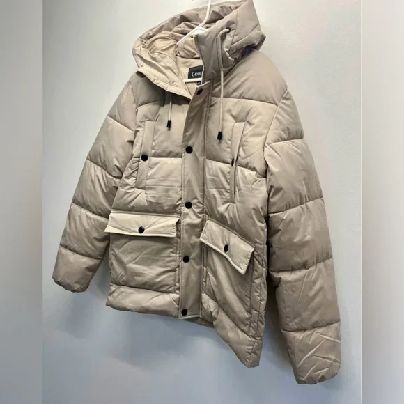 New George Men's Puffer Jacket - Picture 3 of 7